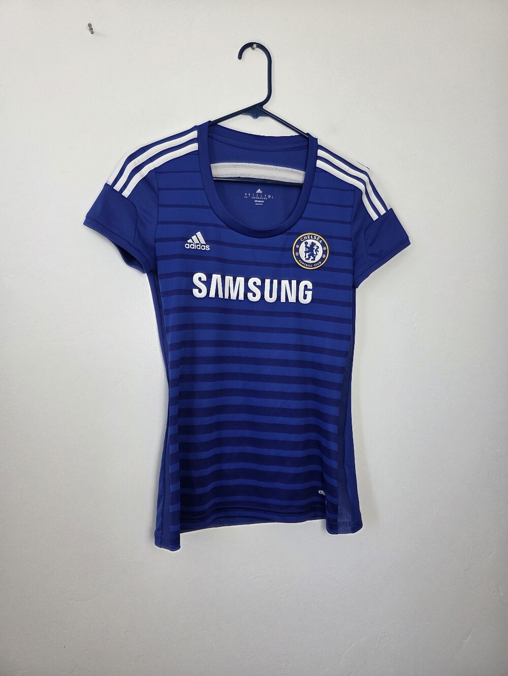 Adidas Samsung 2014-2015 Chelsea FC Home Soccer Jersey Blue Climacool Women S